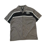 Load image into Gallery viewer, Harley Davidson Black/Grey Button Up Shirt