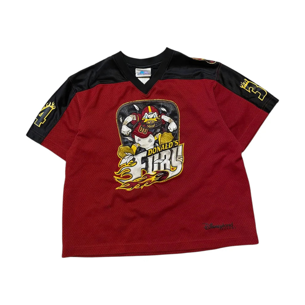 Disneyland Donald's Fury Red & Black #34 Jersey