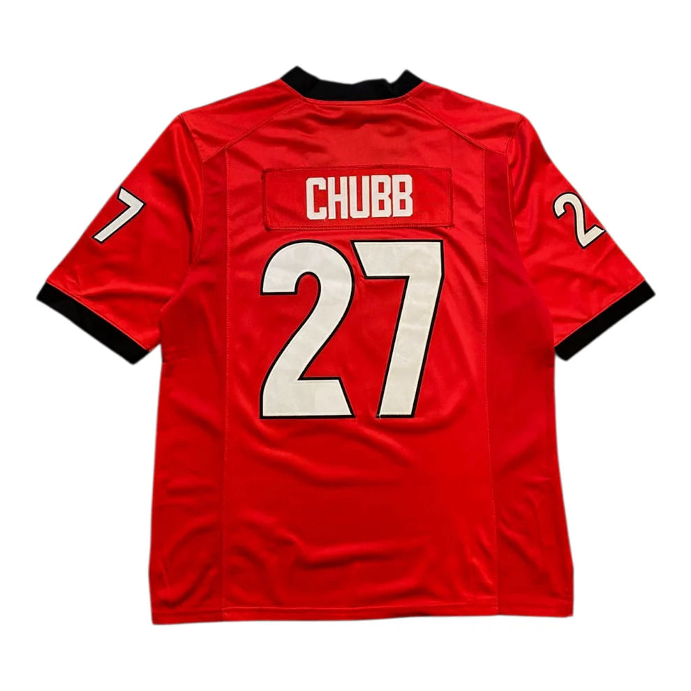 SEC #27 Chubb Georgia Bulldogs Red Jersey